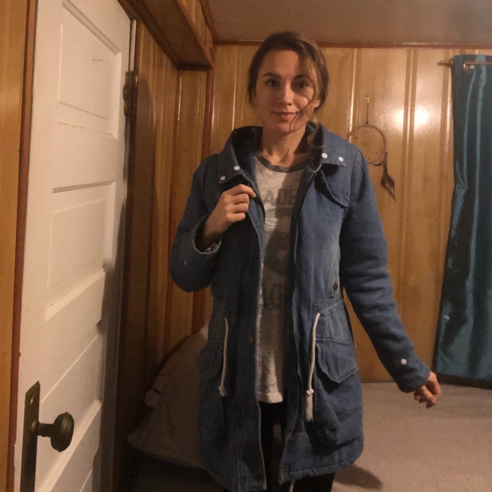 Denim coat